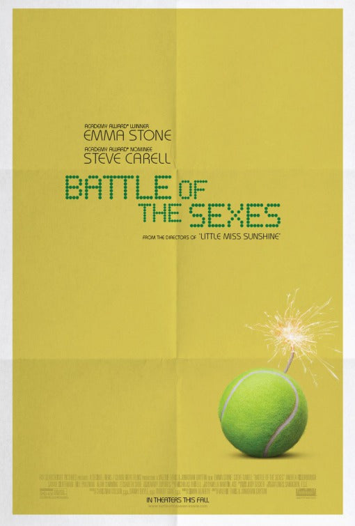 1000 piece jigsaw puzzle for the movie poster: Battle of the Sexes (2017)
