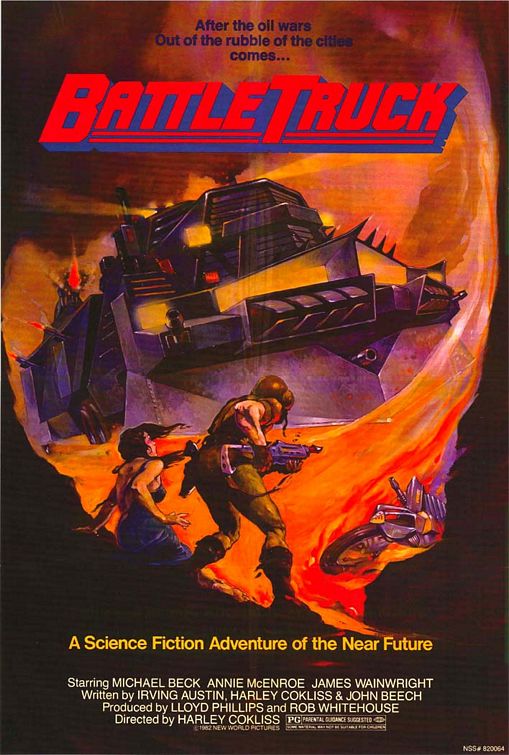 1000 piece jigsaw puzzle for the movie poster: Battletruck (aka Warlords of the 21st Century) (1982)