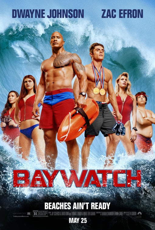 1000 piece jigsaw puzzle for the movie poster: Baywatch (2017) ver14