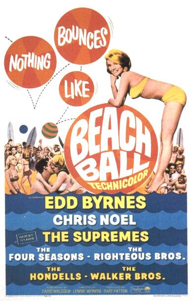 the movie poster: Beach Ball (1965)