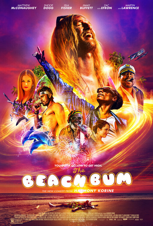 1000 piece jigsaw puzzle for the movie poster: The Beach Bum (2019)