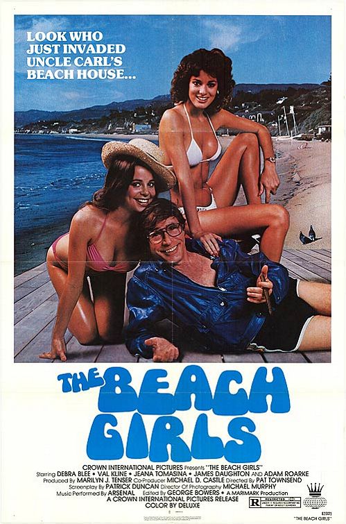 1000 piece jigsaw puzzle for the movie poster: The Beach Girls (1982)