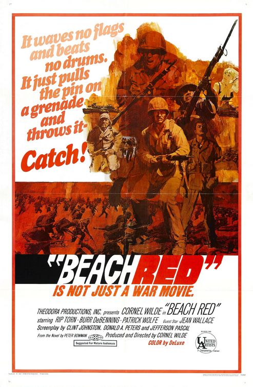the movie poster: Beach Red (1967)