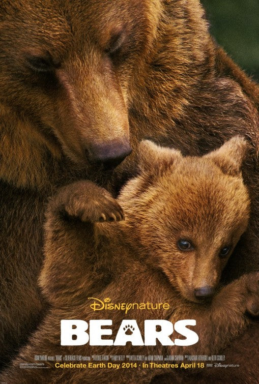 1000 piece jigsaw puzzle for the movie poster: Bears (2014)
