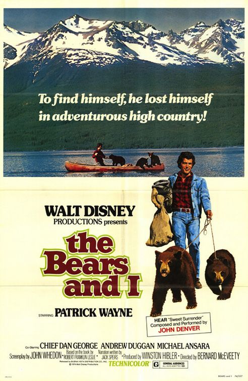 the movie poster: The Bears and I (1974)