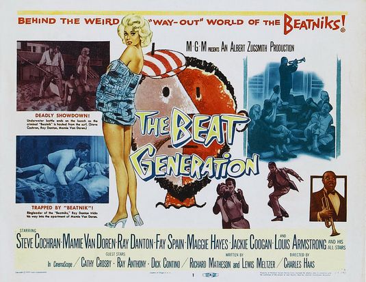 the movie poster: The Beat Generation (1959) ver2