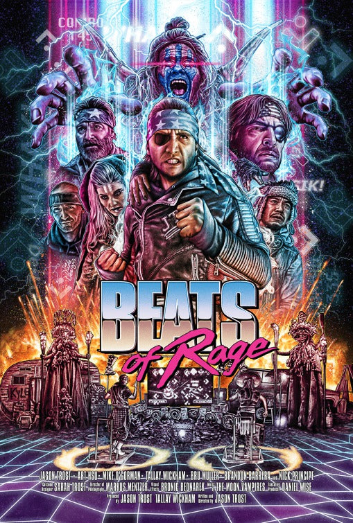 1000 piece jigsaw puzzle for the movie poster: Beats of Rage (2018)