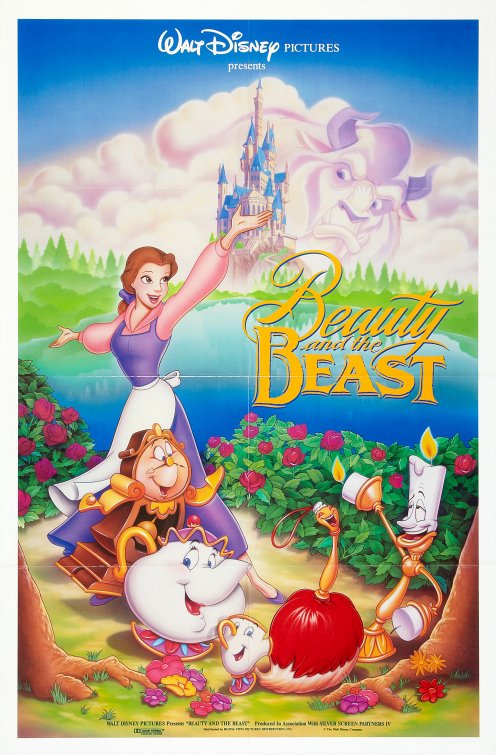 1000 piece jigsaw puzzle for the movie poster: Beauty and the Beast (1991) ver2