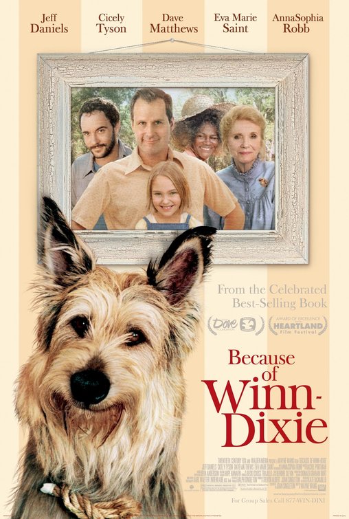 the movie poster: Because of Winn-Dixie (2005) ver2