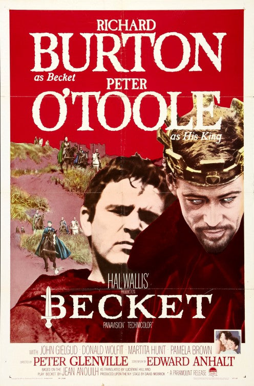 1000 piece jigsaw puzzle for the movie poster: Becket (1964)