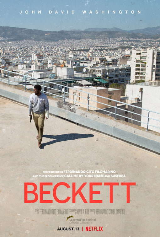 1000 piece jigsaw puzzle for the movie poster: Beckett (2021)