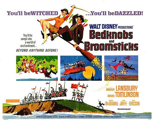 the movie poster: Bedknobs and Broomsticks (1971) ver2