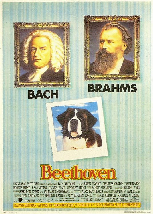 the movie poster: Beethoven (1992) ver2