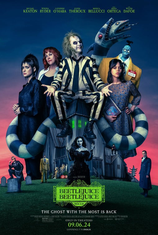 1000 piece jigsaw puzzle for the movie poster: Beetlejuice Beetlejuice (2024) ver11