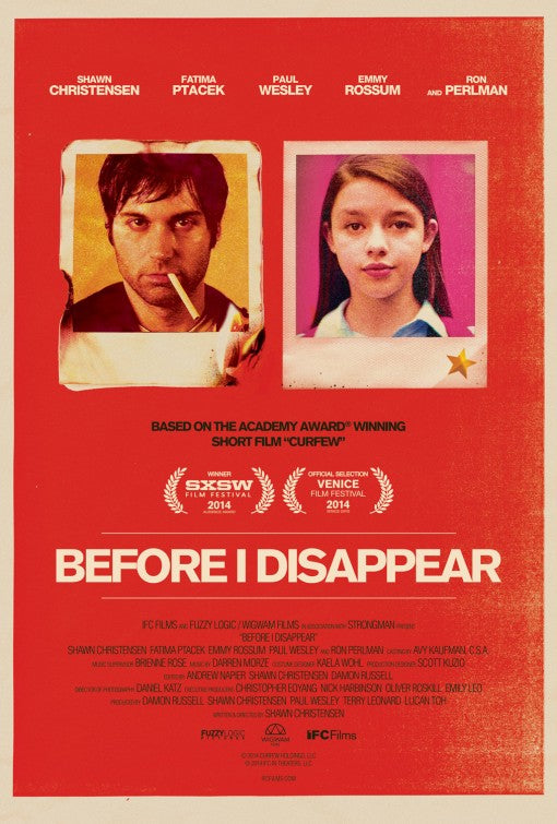 1000 piece jigsaw puzzle for the movie poster: Before I Disappear (2014)