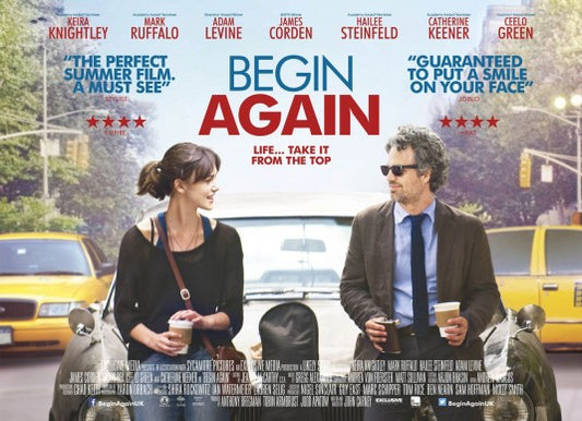 1000 piece jigsaw puzzle for the movie poster: Begin Again (2014) ver2