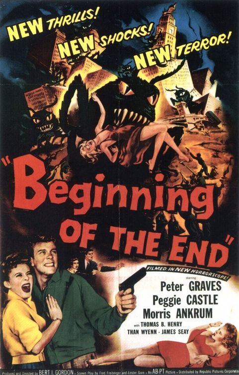 the movie poster: Beginning of the End (1957)