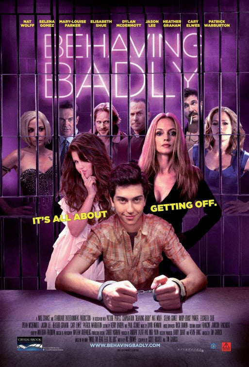 1000 piece jigsaw puzzle for the movie poster: Behaving Badly (2014)