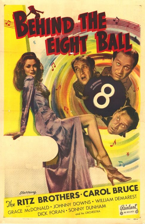 the movie poster: Behind the Eight Ball (1942)