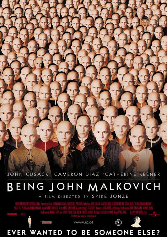 the movie poster: Being John Malkovich (1999) ver3