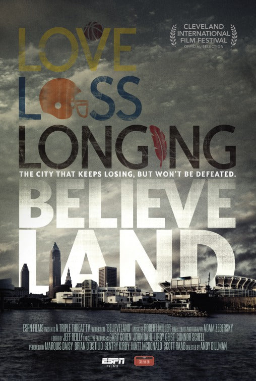 1000 piece jigsaw puzzle for the movie poster: Believeland (2016)