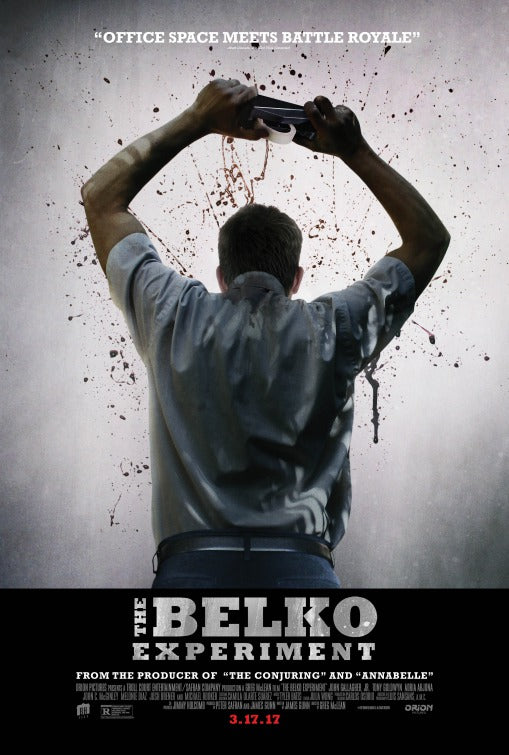 1000 piece jigsaw puzzle for the movie poster: The Belko Experiment (2017)