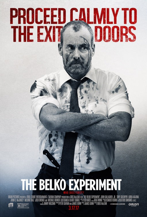 1000 piece jigsaw puzzle for the movie poster: The Belko Experiment (2017) ver9