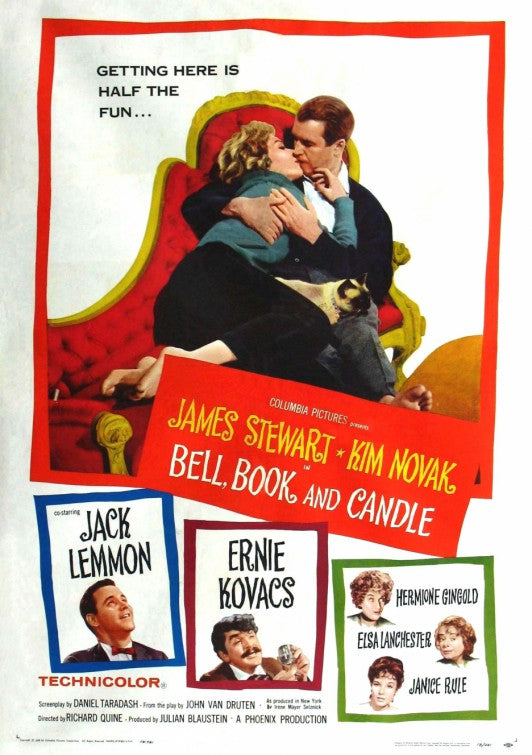 1000 piece jigsaw puzzle for the movie poster: Bell Book and Candle (1958)