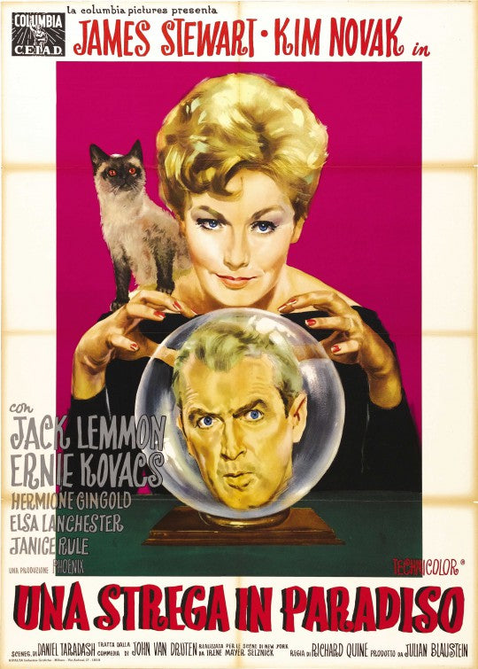 1000 piece jigsaw puzzle for the movie poster: Bell Book and Candle (1958) ver2