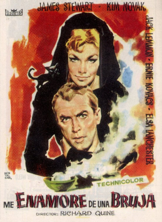 1000 piece jigsaw puzzle for the movie poster: Bell Book and Candle (1958) ver4