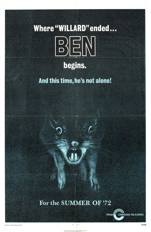 the movie poster: Ben (1972)