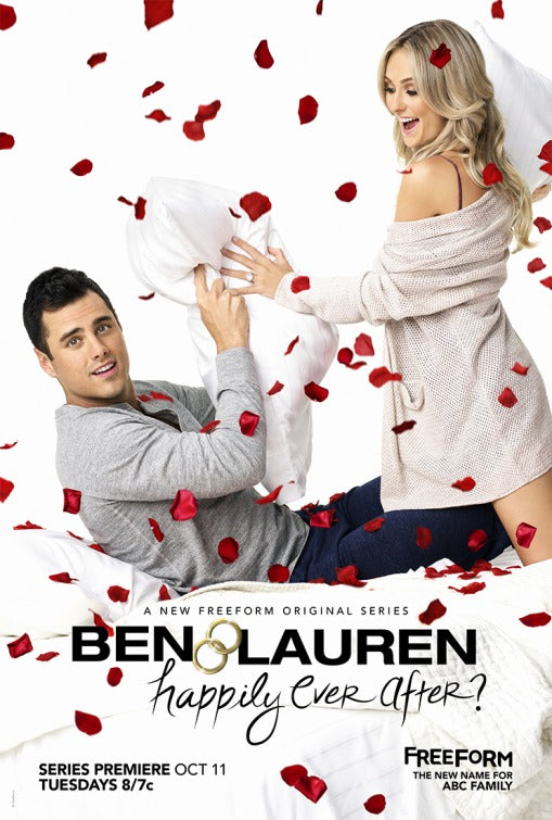 1000 piece jigsaw puzzle for tv poster: Ben & Lauren: Happily Ever After?