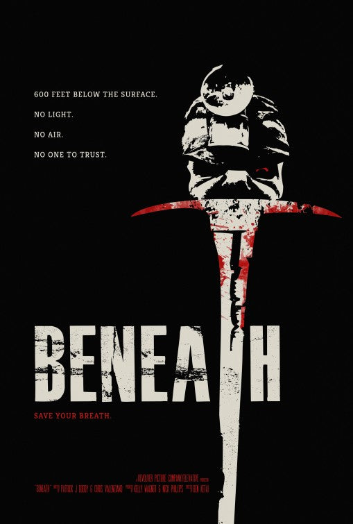 1000 piece jigsaw puzzle for the movie poster: Beneath (2014)