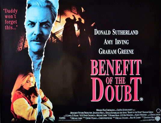 1000 piece jigsaw puzzle for the movie poster: Benefit of the Doubt (1993)