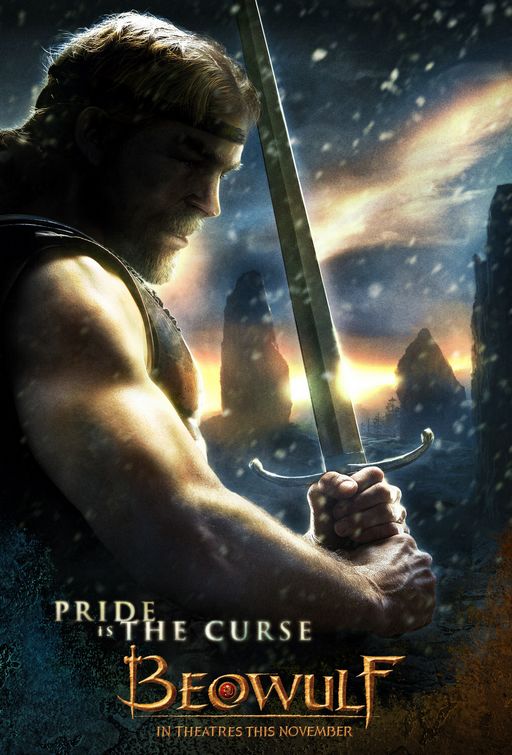 the movie poster: Beowulf (2007)