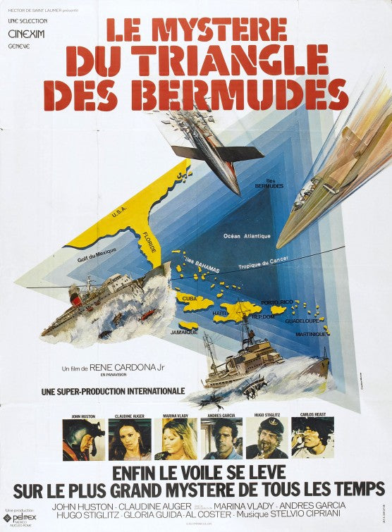 1000 piece jigsaw puzzle for the movie poster: The Bermuda Triangle (1978)