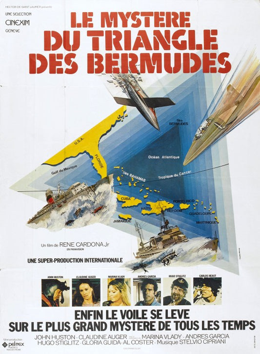1000 piece jigsaw puzzle for the movie poster: The Bermuda Triangle (1978)