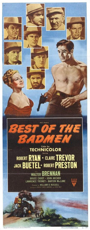 1000 piece jigsaw puzzle for the movie poster: Best of the Badmen (1951) ver3