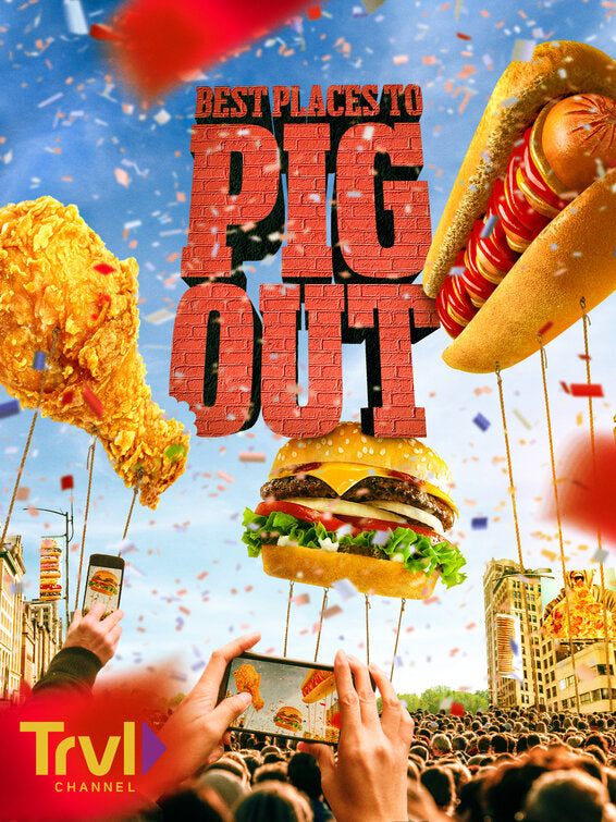 1000 piece jigsaw puzzle for tv poster: Best Places to Pig Out
