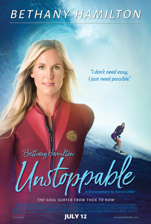 1000 piece jigsaw puzzle for the movie poster: Bethany Hamilton: Unstoppable (2019)