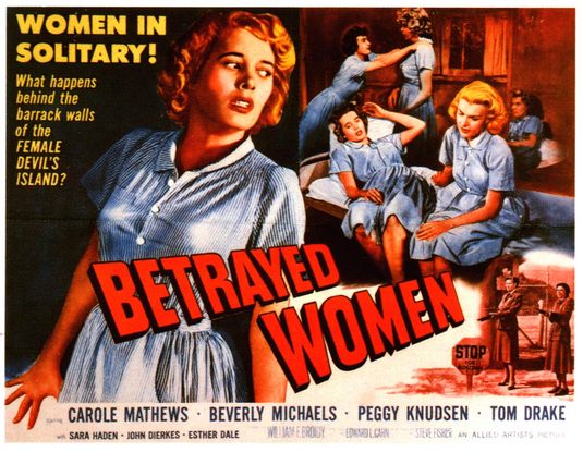 the movie poster: Betrayed Women (1955) ver2