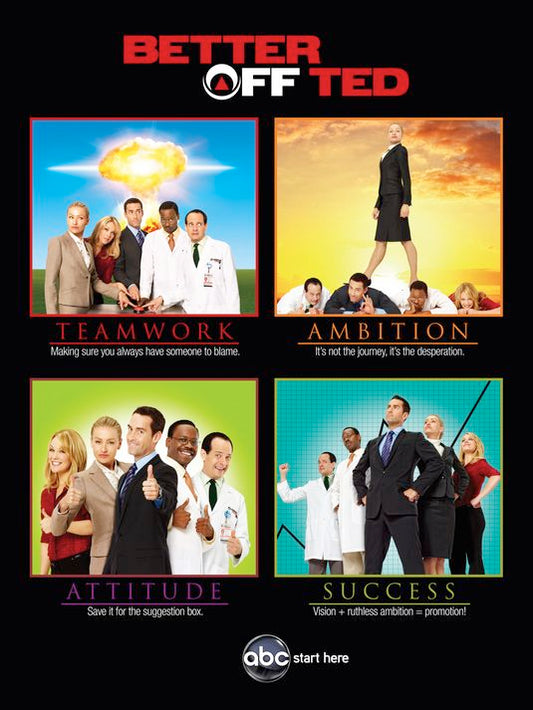 1000 piece jigsaw puzzle for tv poster: Better Off Ted, ver2