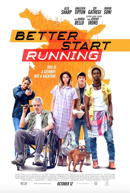 1000 piece jigsaw puzzle for the movie poster: Better Start Running (2018)