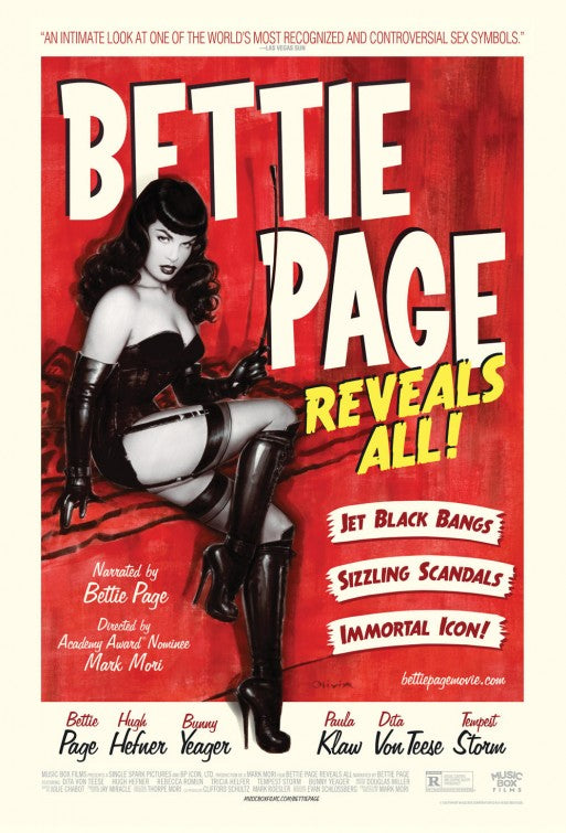 1000 piece jigsaw puzzle for the movie poster: Bettie Page Reveals All (2013)