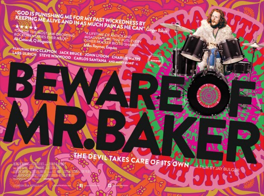 1000 piece jigsaw puzzle for the movie poster: Beware of Mr. Baker (2012) ver3