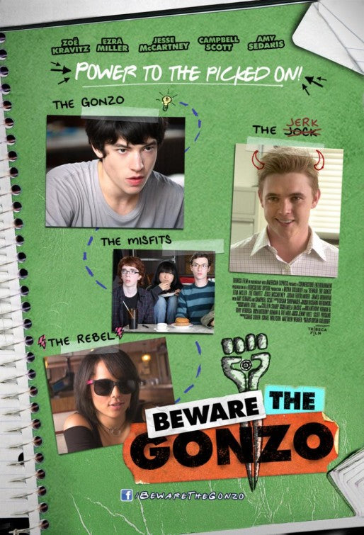 1000 piece jigsaw puzzle for the movie poster: Beware the Gonzo (2011)