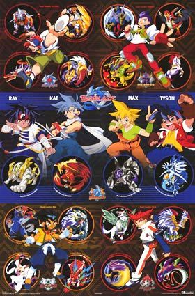 1000 piece jigsaw puzzle for tv poster: Beyblade, ver2