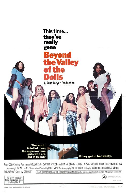 the movie poster: Beyond the Valley of the Dolls (1970)
