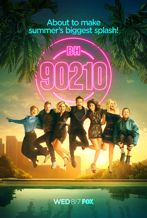 1000 piece jigsaw puzzle for tv poster: BH90210