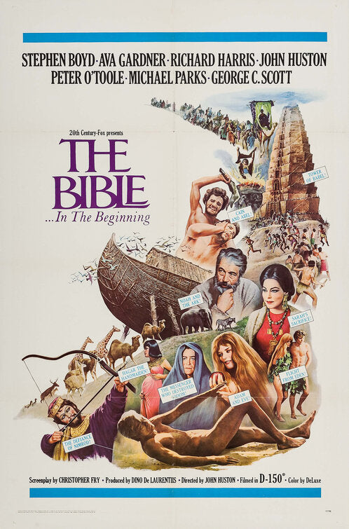 1000 piece jigsaw puzzle for the movie poster: The Bible: In the Beginning... (1966)